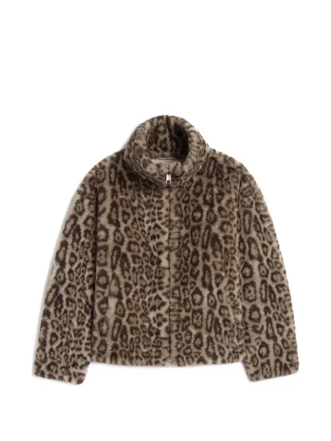 Apparis Brooks leopard-print faux-fur jacket