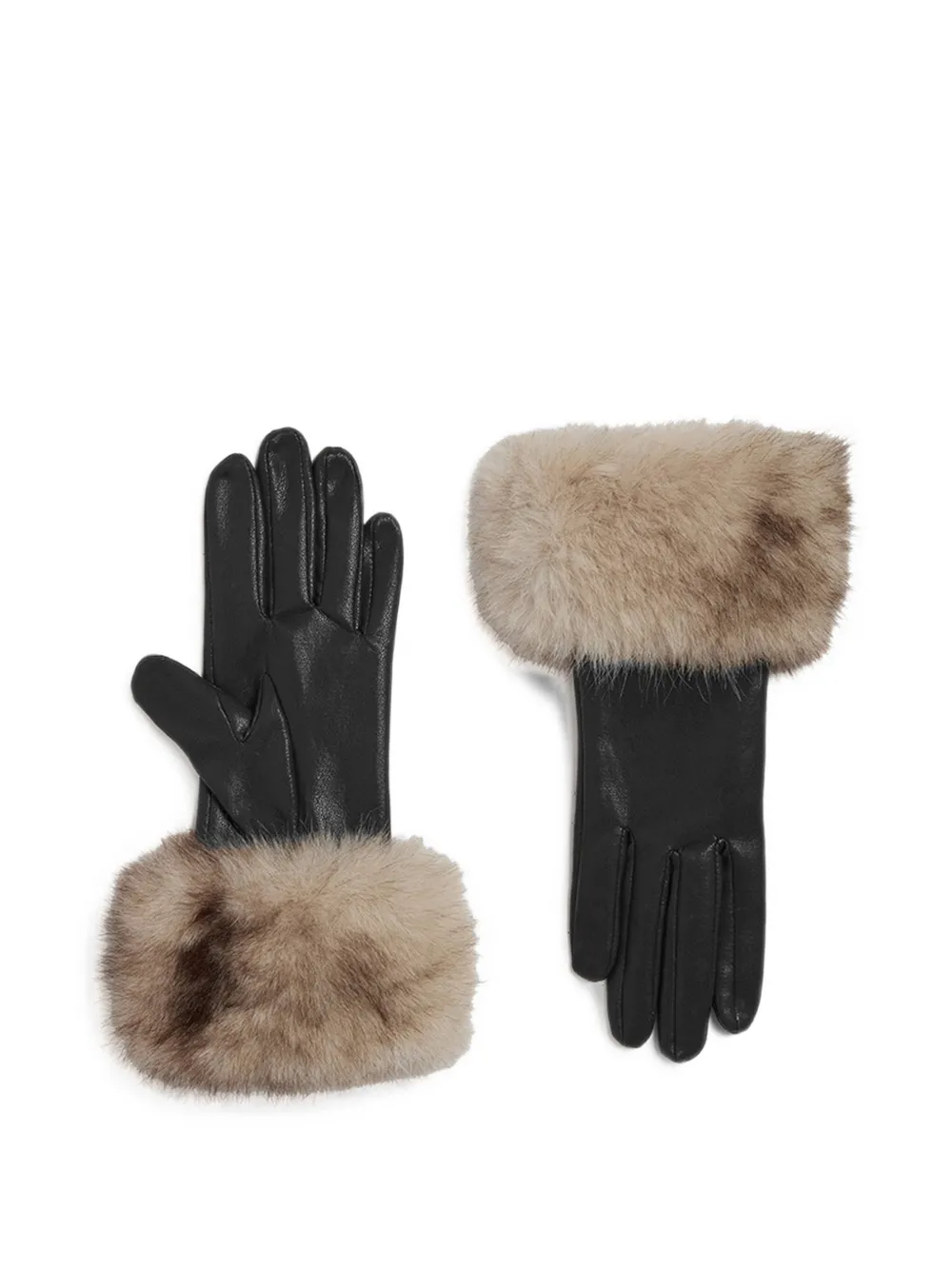 Apparis Betty faux-fur trim gloves