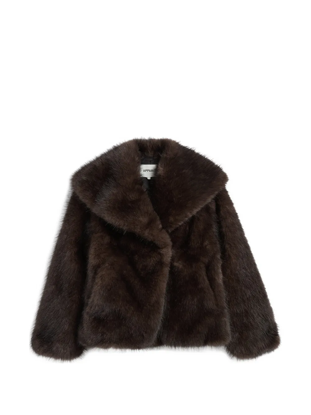 Apparis Yara faux-fur coat - Marron Apparis Yara faux-fur coat - Marron