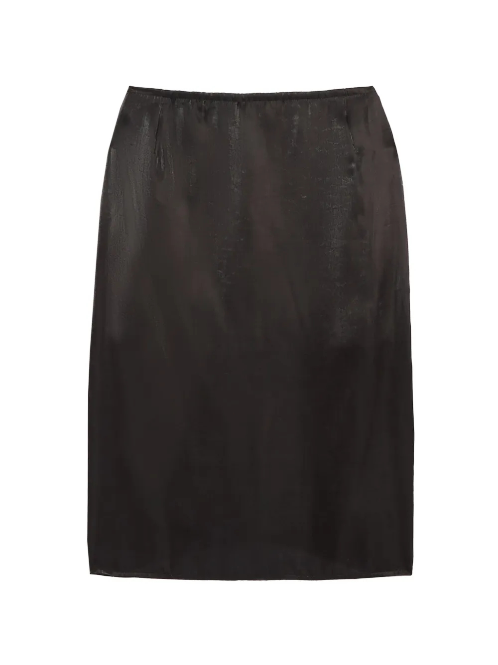 Apparis Tyra organza straight midi skirt - Noir Apparis Tyra organza straight midi skirt - Noir