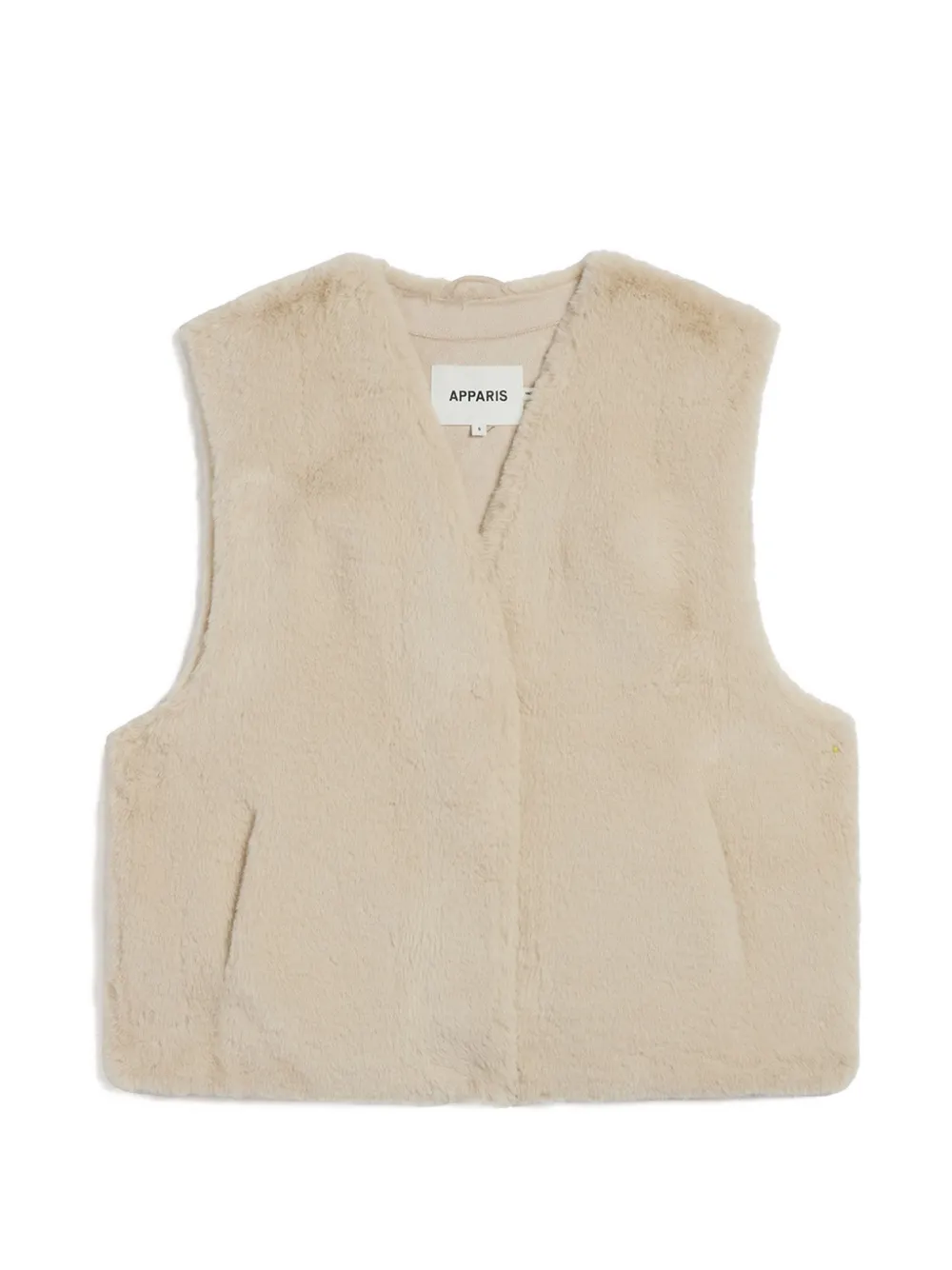 Apparis Lyle faux-fur vest - Tons neutres Apparis Lyle faux-fur vest - Tons neutres