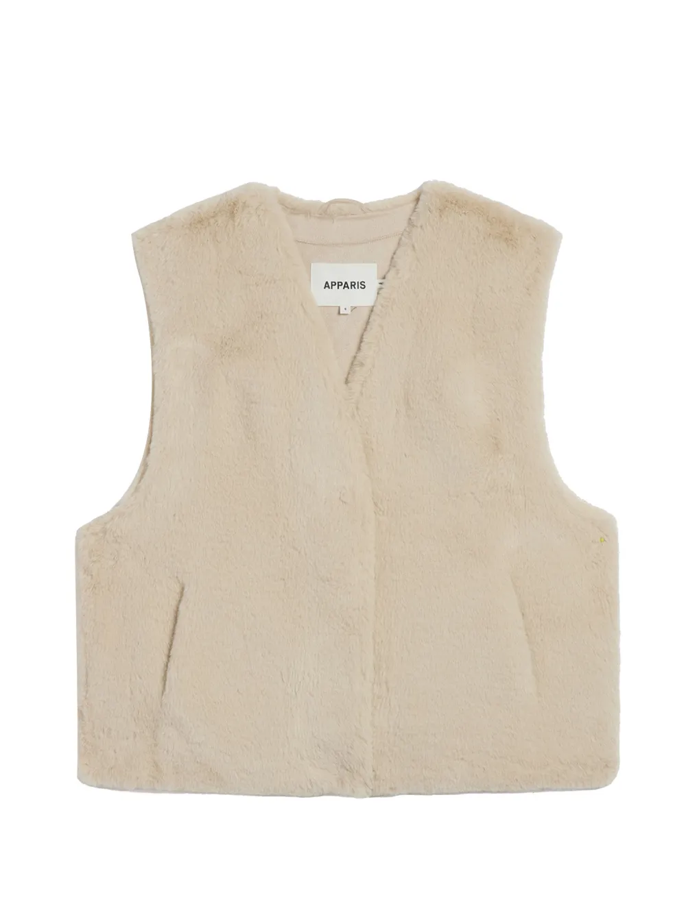 Apparis Lyle faux-fur vest - Nude