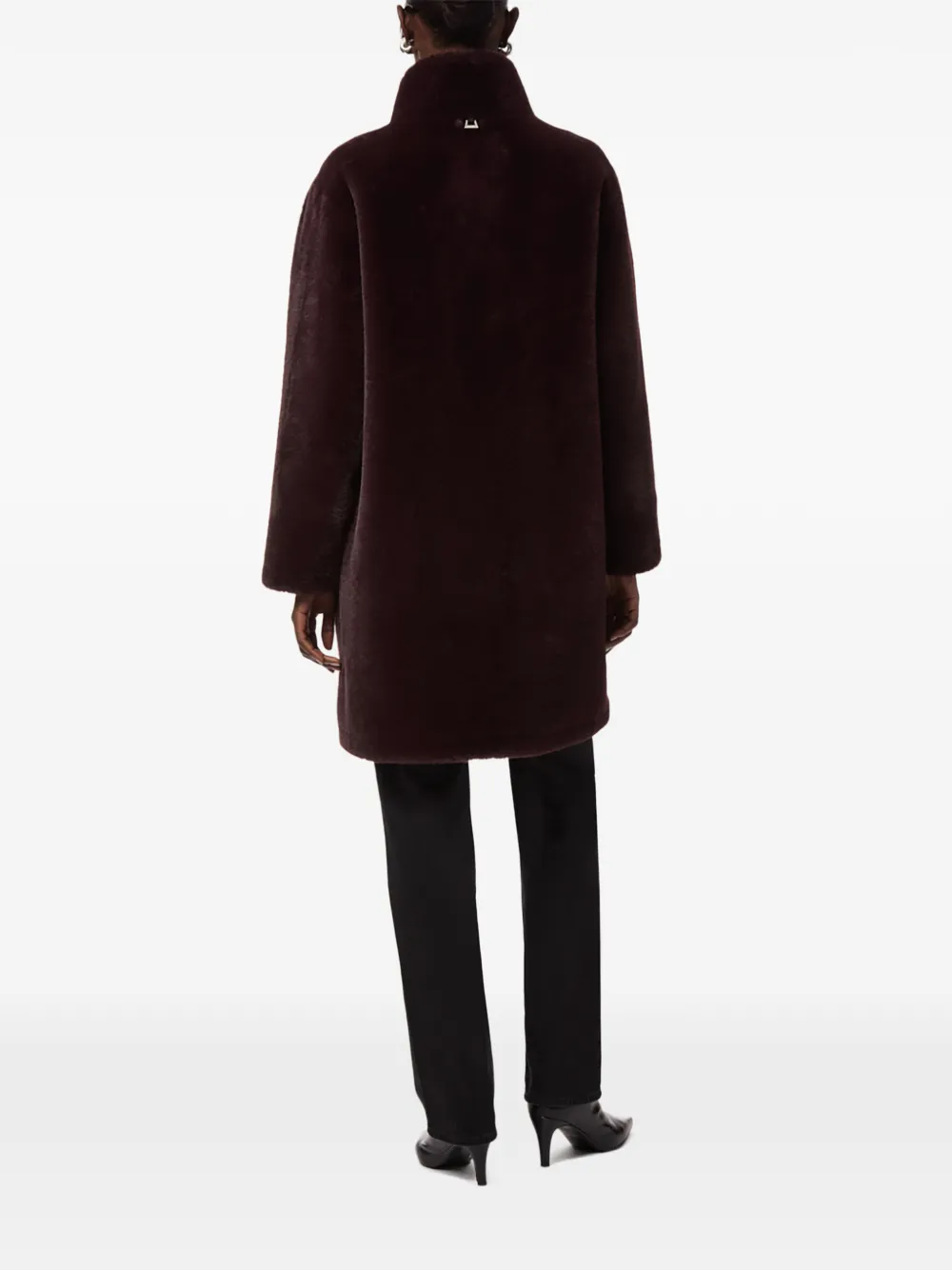 Apparis Blair jas van imitatiebont Rood