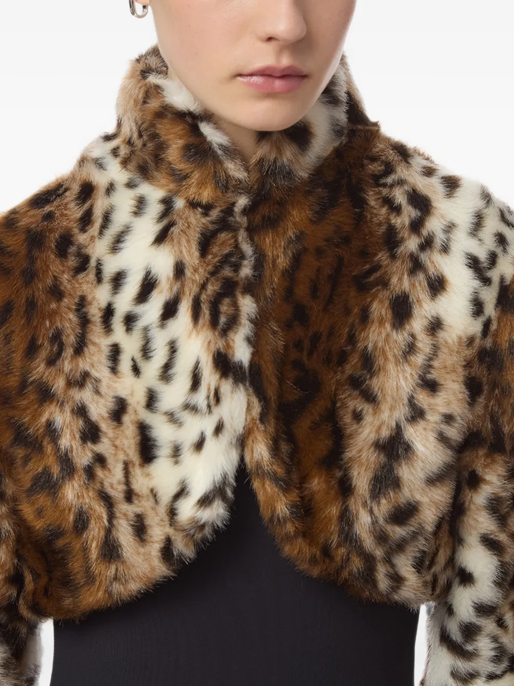 Apparis Odette jack met luipaard-print Bruin