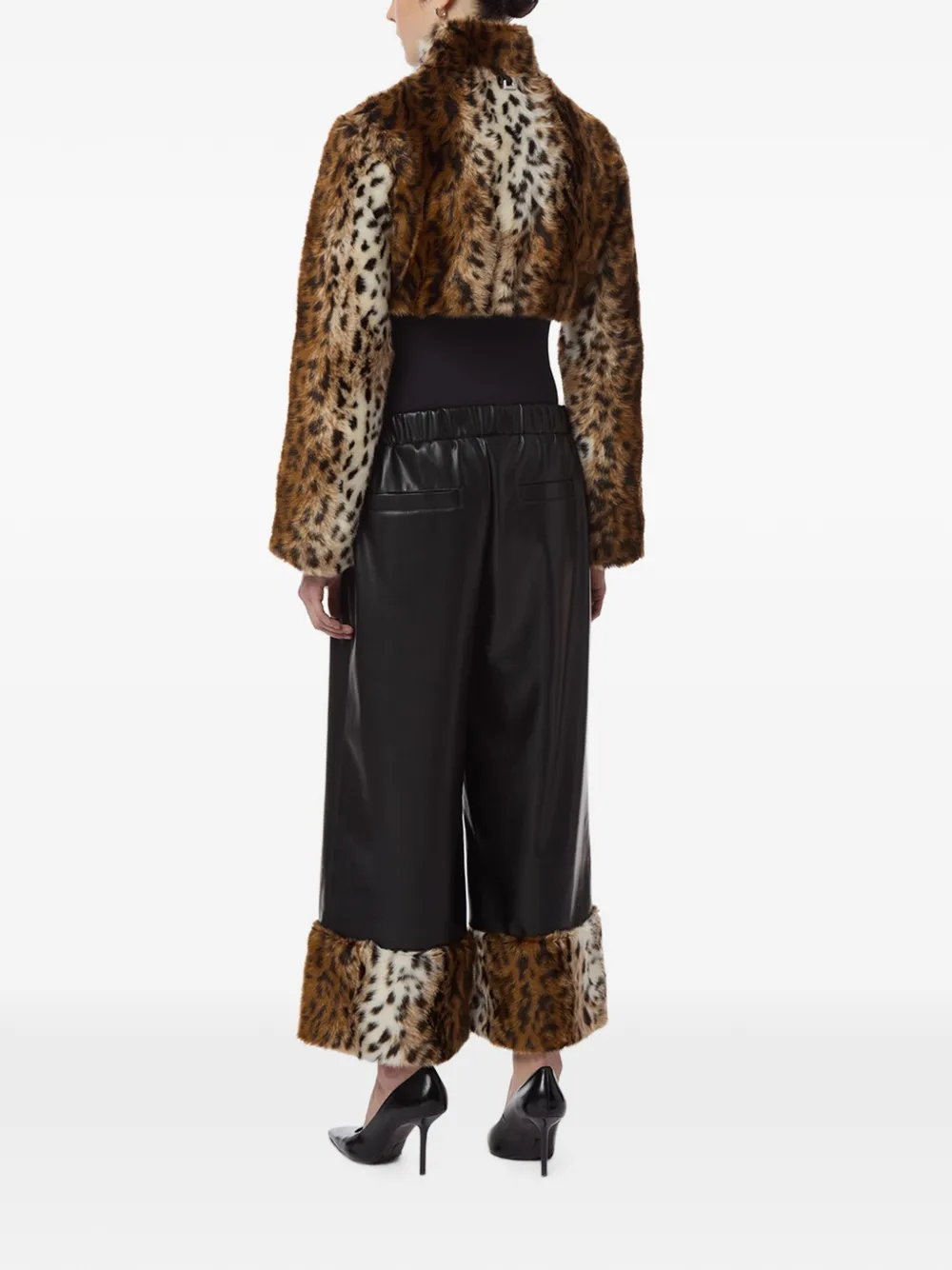 Apparis Odette jack met luipaard-print Bruin