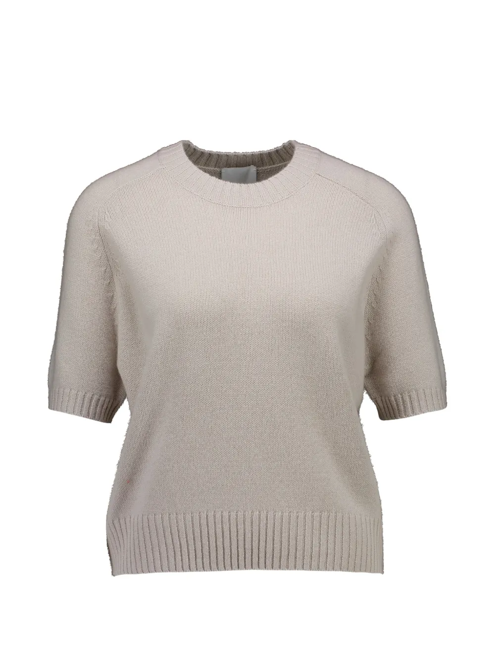 Allude short-sleeve crew-neck sweater - Rosa