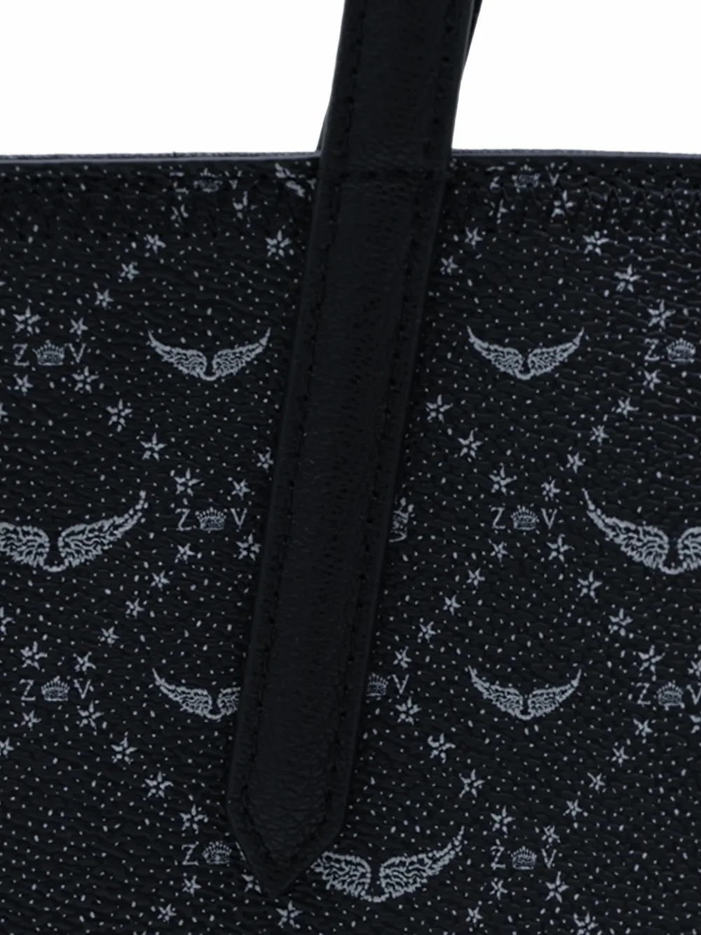 Zadig&Voltaire Z Shopper tas met monogram Zwart