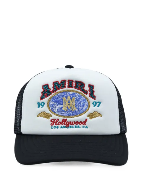 AMIRI logo-embroidered trucker cap