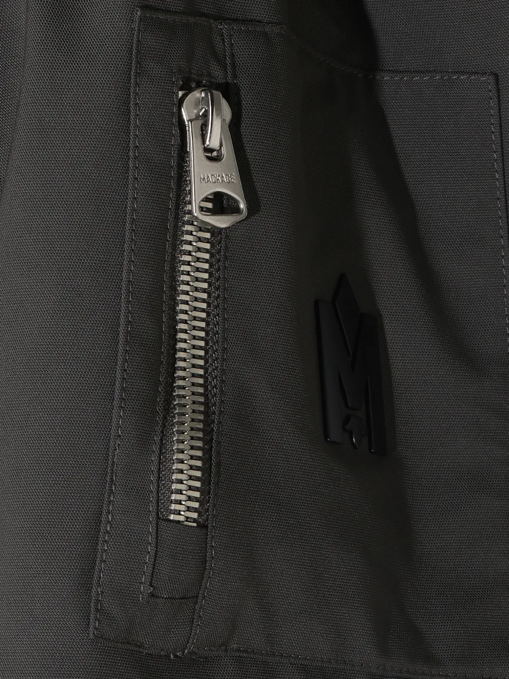 Mackage Gewatteerd jack met capuchon Grijs