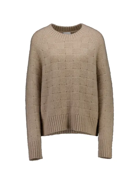 Allude suéter con cuello redondo