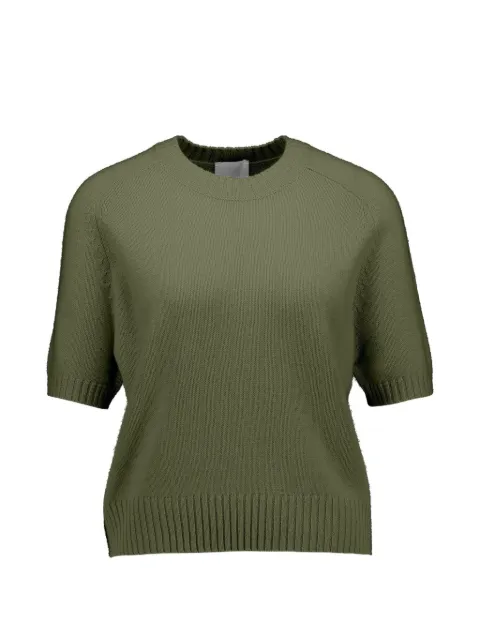 Allude short-sleeve crew-neck top