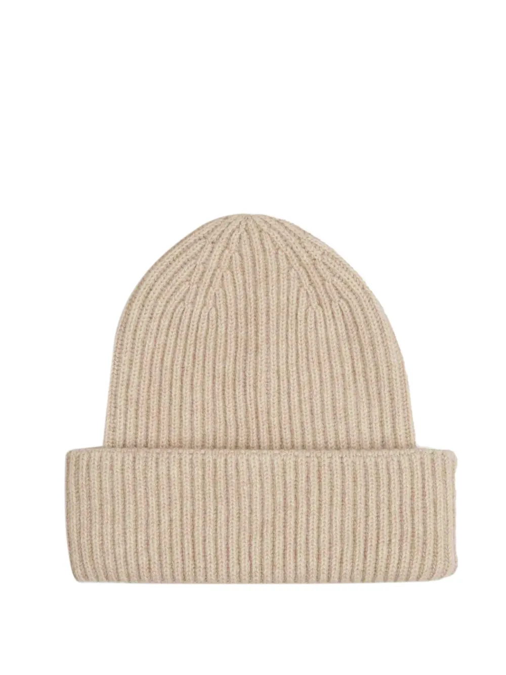 Fedeli ribbed-knit cashmere beanie hat - Toni neutri
