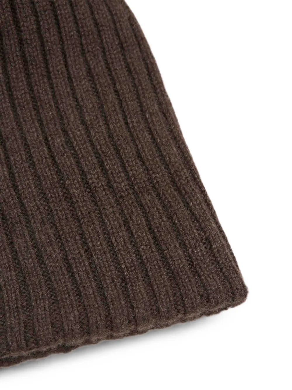 Fedeli ribbed-knit beanie hat Bruin
