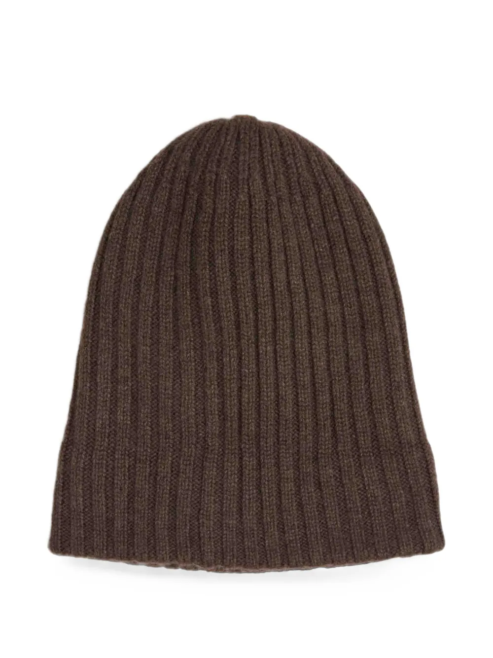 Fedeli ribbed-knit beanie hat Bruin