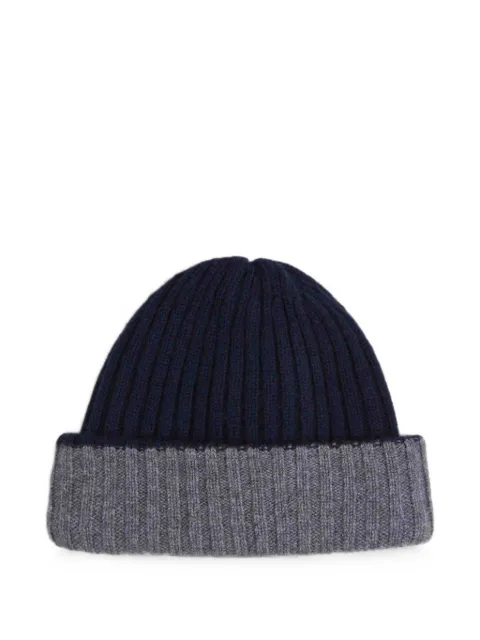 Fedeli ribbed-knit cashmere beanie hat