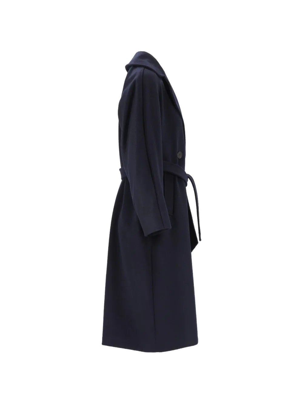 Weekend Max Mara Resina wollen jas met dubbele rij knopen Blauw