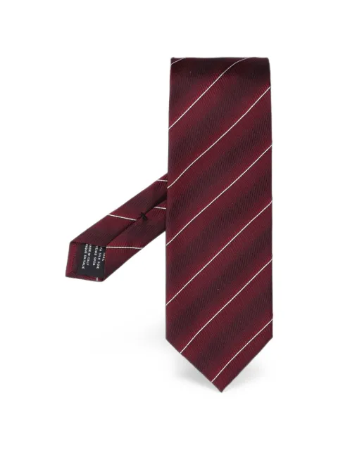 TOM FORD corbata de seda a rayas diagonales