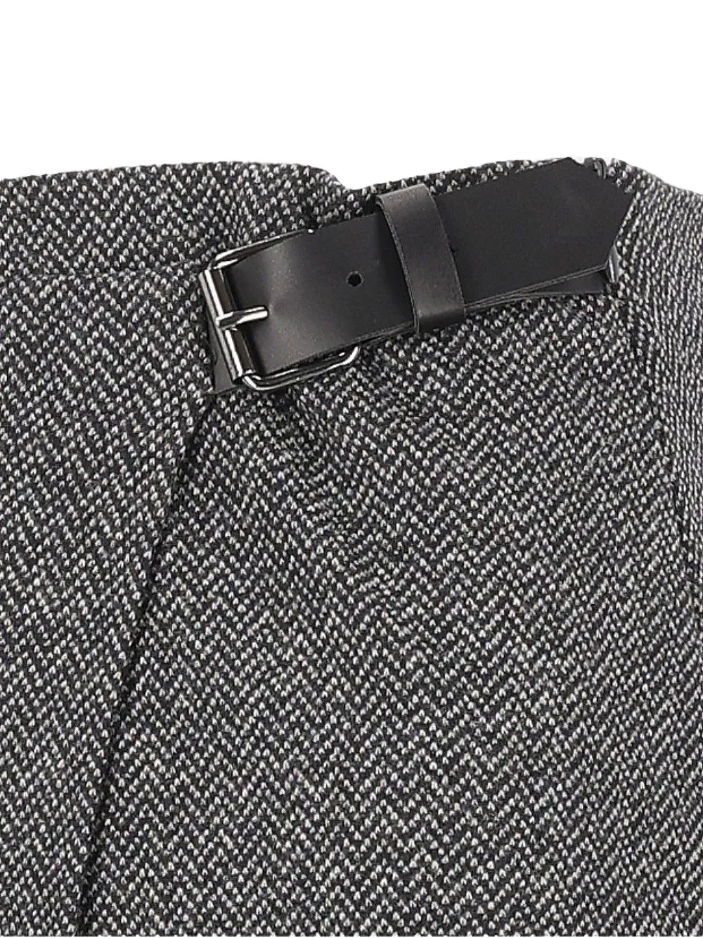 Weekend Max Mara Petali midi-rok met chevron-patroon Grijs