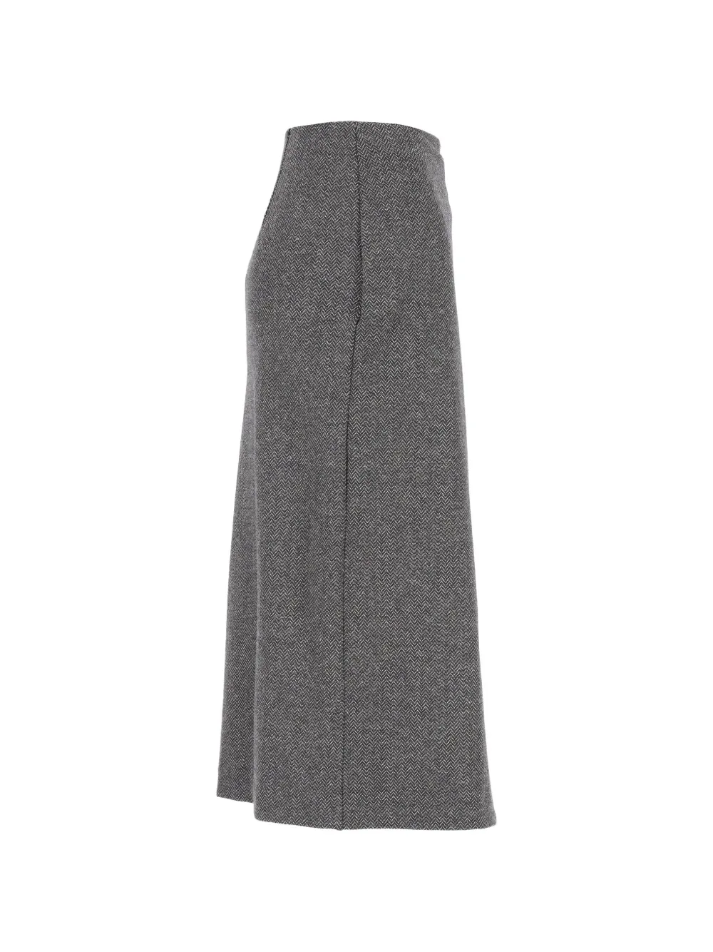 Weekend Max Mara Petali midi-rok met chevron-patroon Grijs