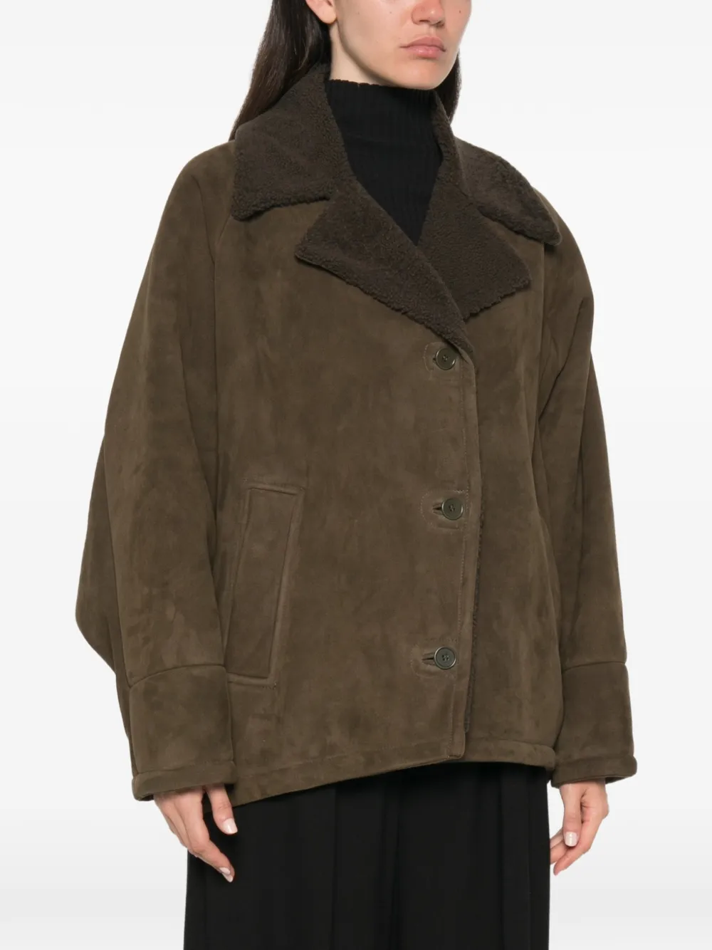Salvatore Santoro Lammy coat Bruin