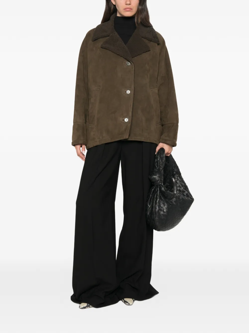 Salvatore Santoro Lammy coat Bruin