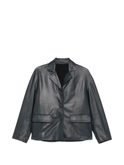 Salvatore Santoro button-up leather jacket