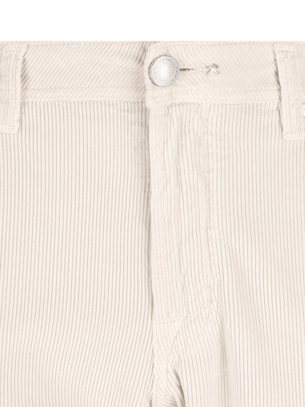Sartoria Tramarossa Michelangelo ribfluwelen slim-fit broek Wit