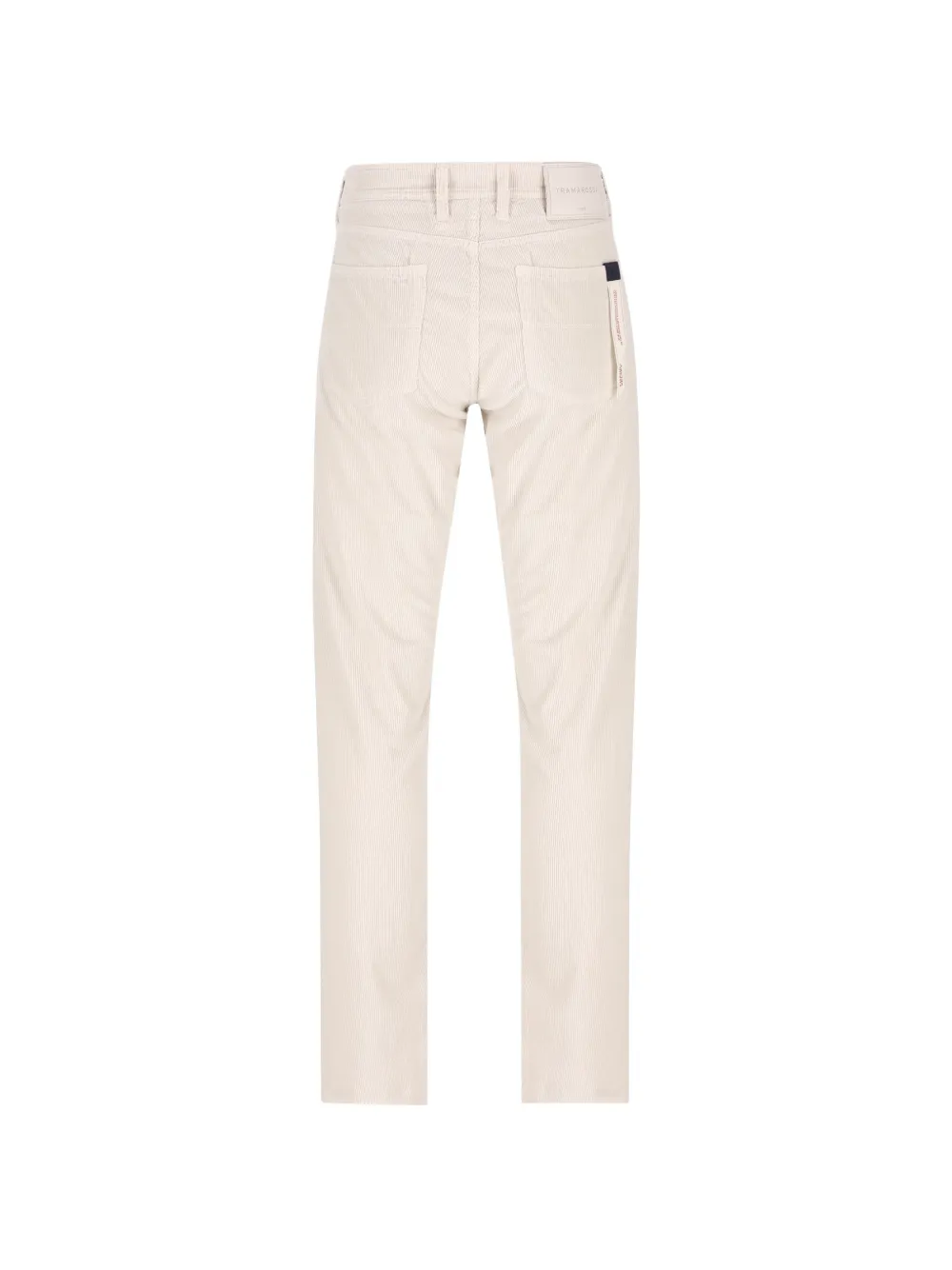 Sartoria Tramarossa Michelangelo ribfluwelen slim-fit broek Wit