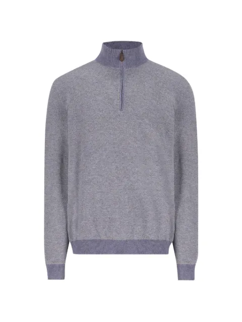 Loro Piana half-zip cashmere sweater
