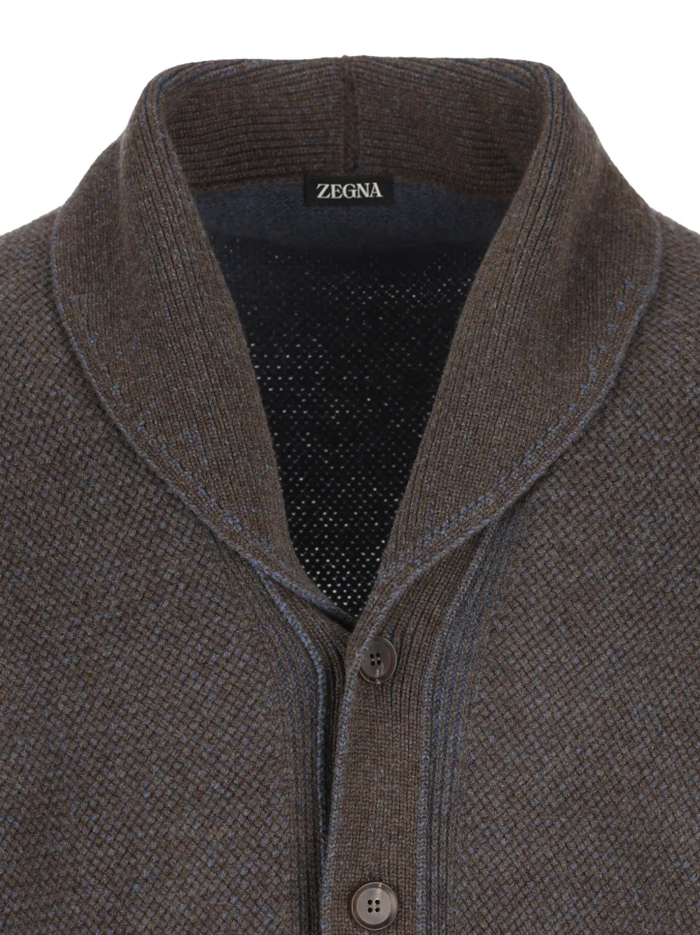 Zegna Vest met sjaalkraag Bruin