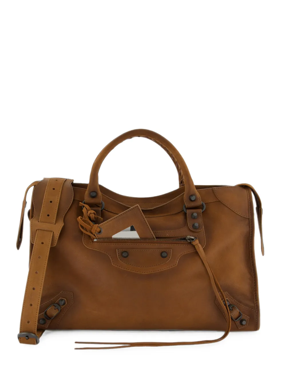 Balenciaga medium Le City tote bag - Marrone