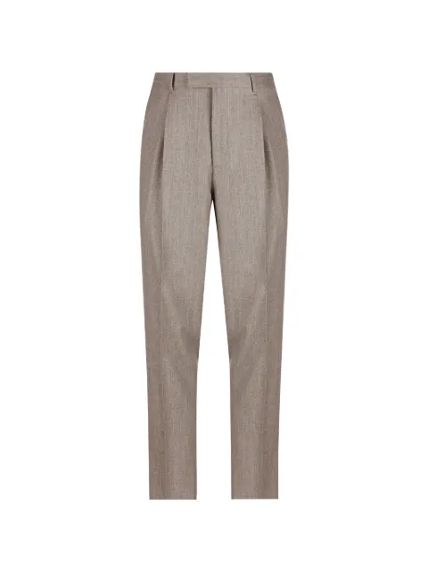 Zegna pleated tailored trousers