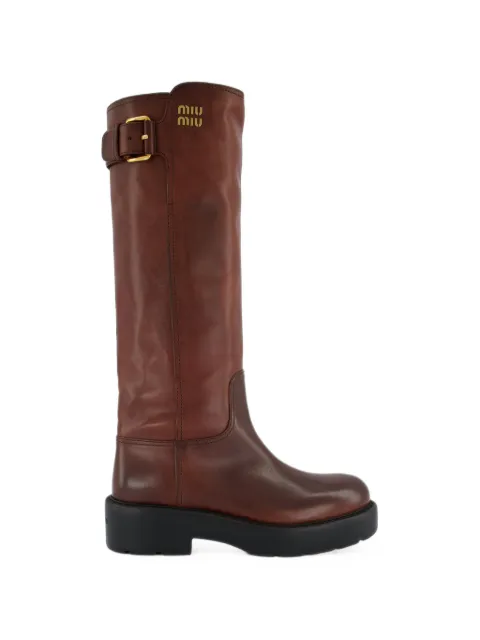 Miu Miu leather boots