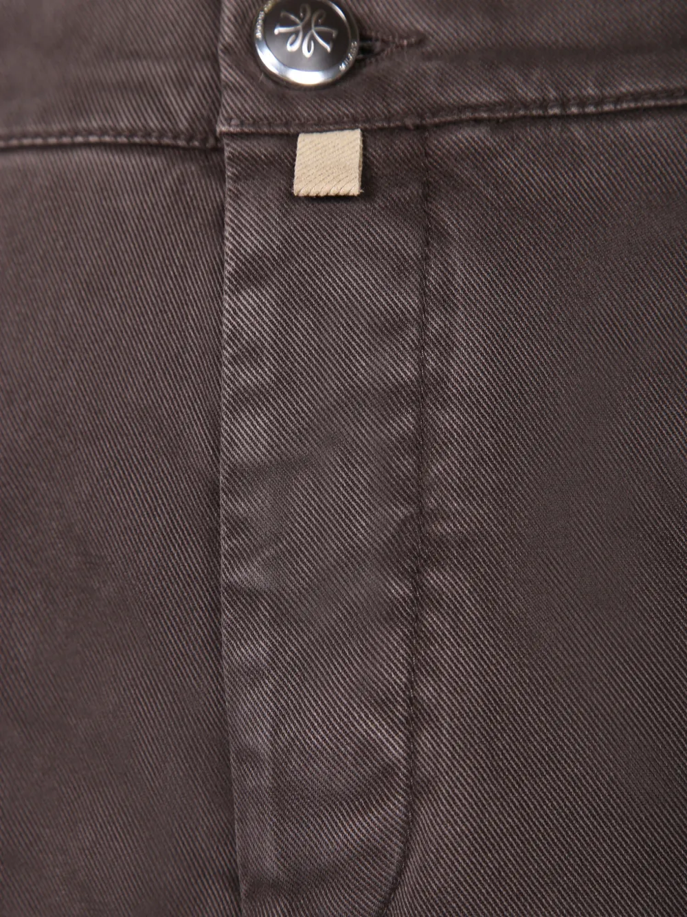 Jacob Cohën Straight broek met logopatch Bruin