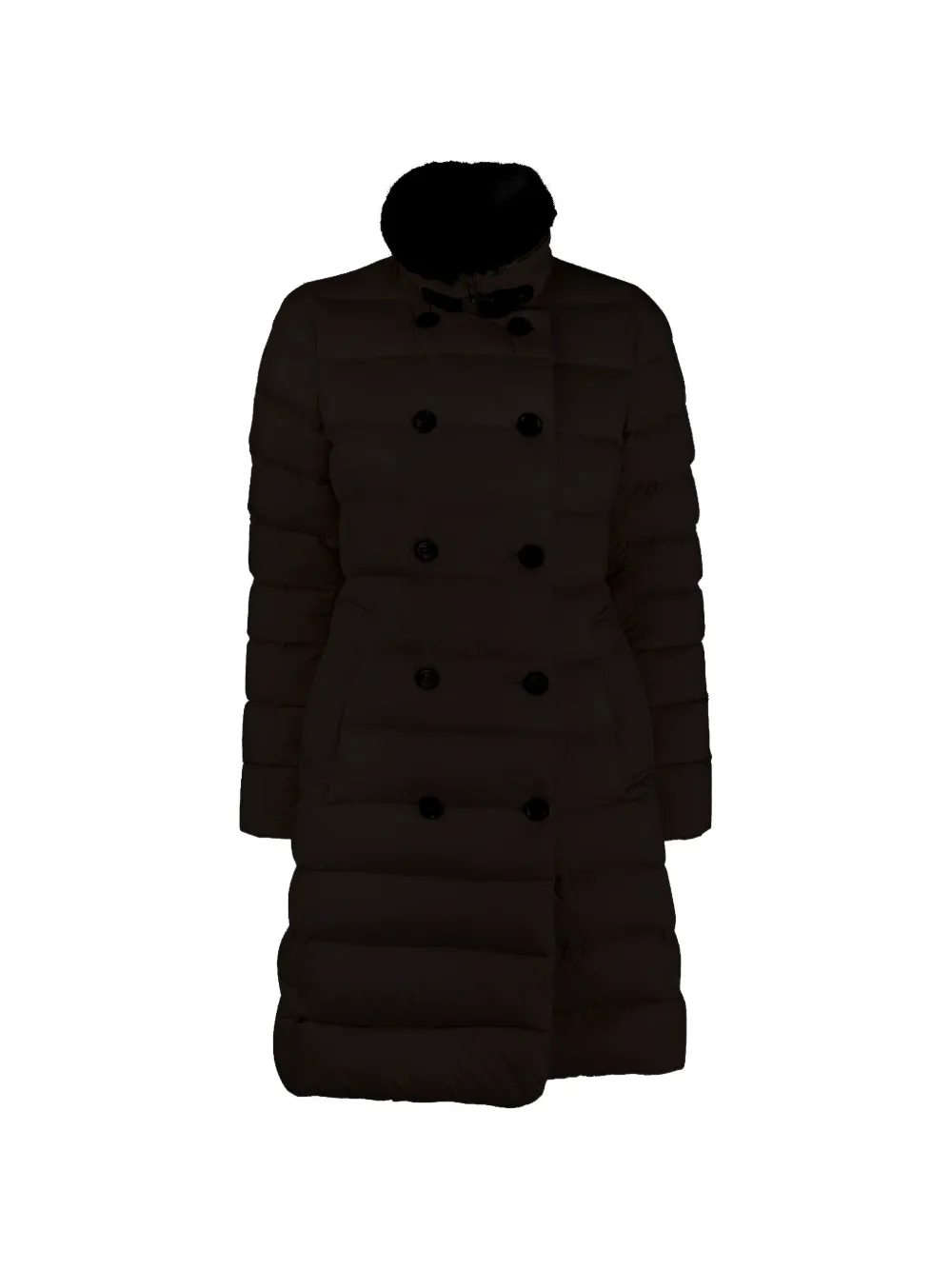 Moorer quilted double-breasted puffer jacket - Braun