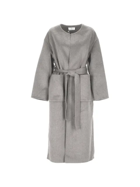 THE DYNAMIS STUDIO belted wool coat