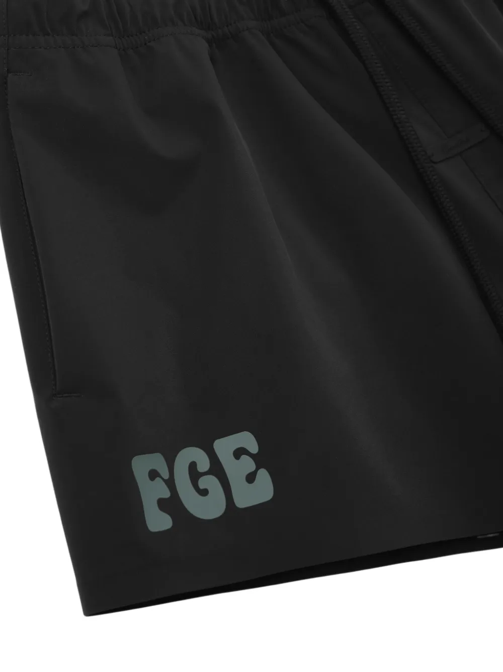 FEAR OF GOD ESSENTIALS Shorts met logoprint Zwart