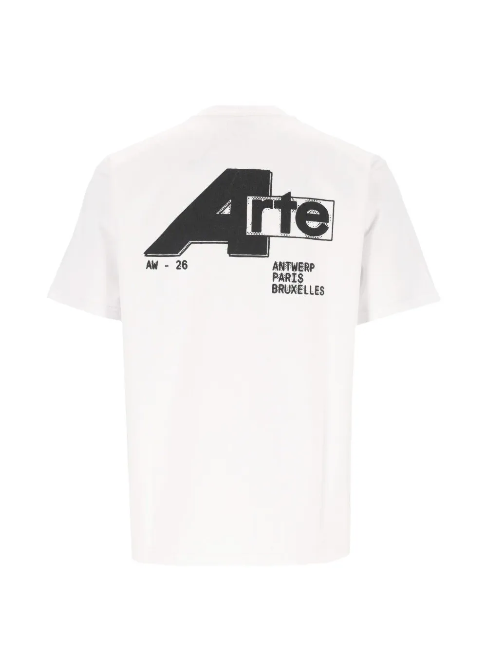 Arte Antwerp Big A T-shirt met logo-print Wit