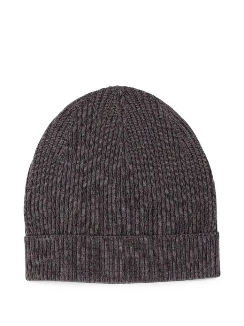 Rick Owens ribbed-knit beanie hat