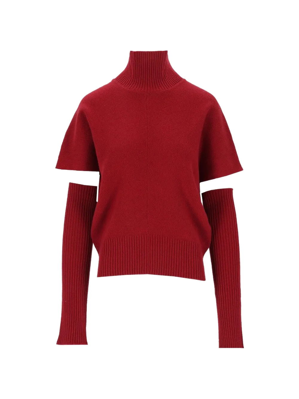 Federica Tosi high-neck cut-out sweater - Rosso