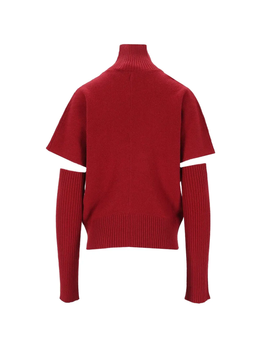 Federica Tosi high-neck cut-out sweater Rood