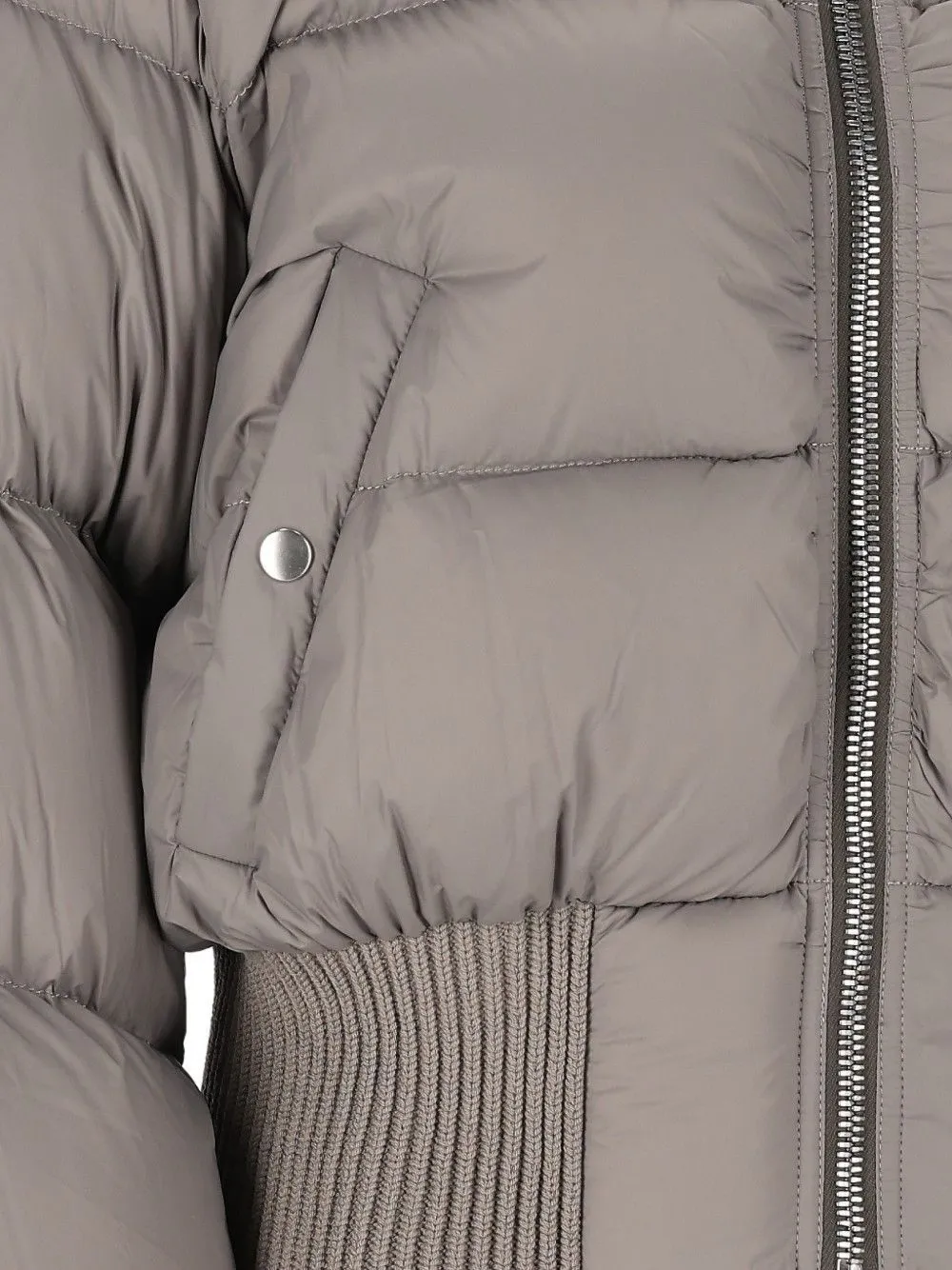 Rick Owens Cinched jack met capuchon Grijs
