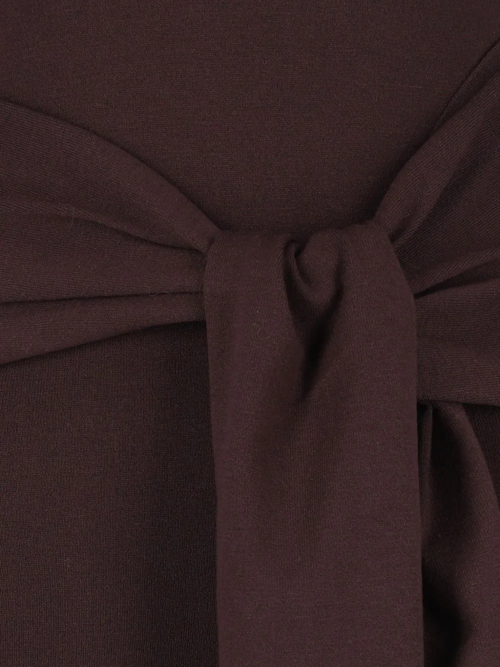 Federica Tosi midi-jurk met gestrikte taille en uitgesneden details Bruin