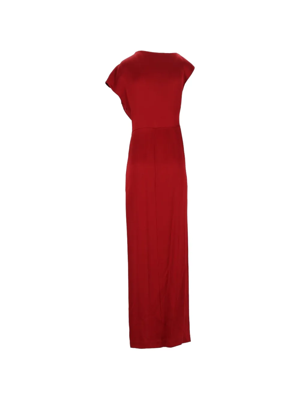 Federica Tosi Maxi-jurk met gedraaid detail en split Rood