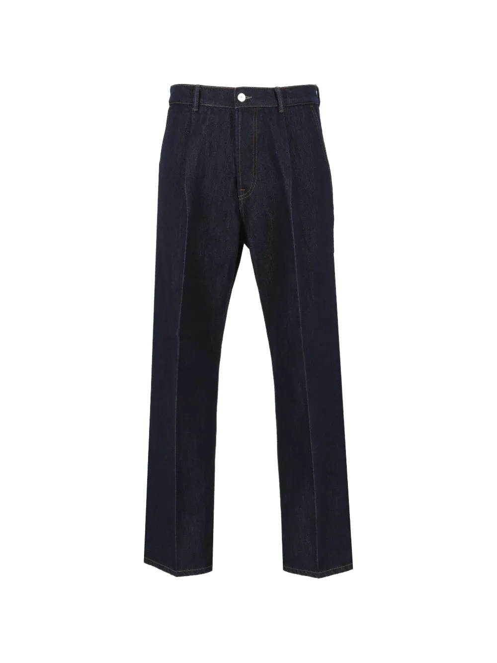 Nine In The Morning pleated straight-leg jeans - Blu