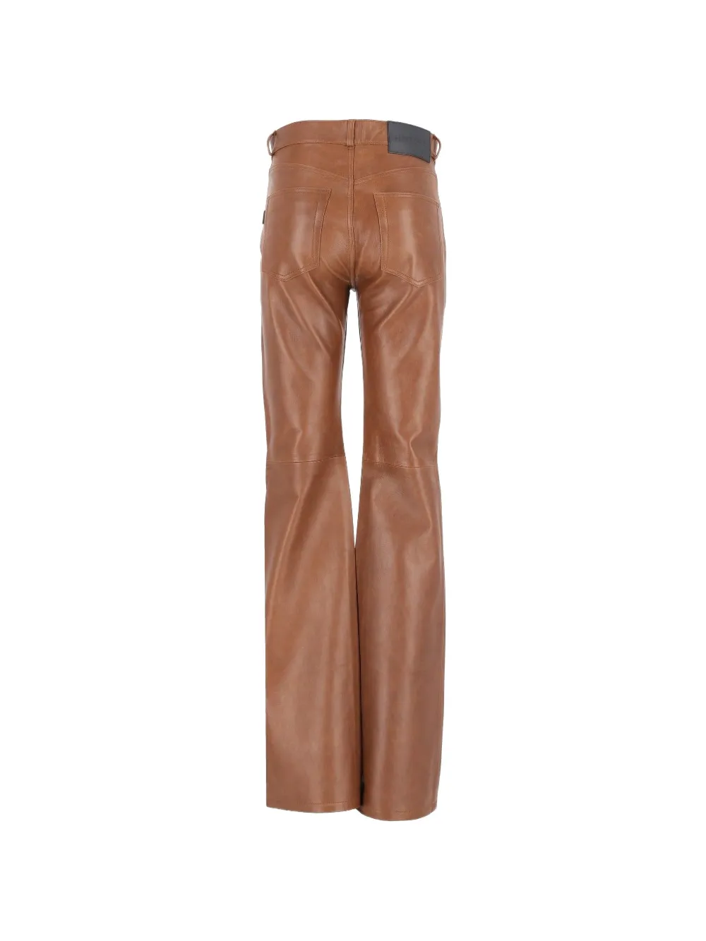 Haikure Flora leren broek Bruin