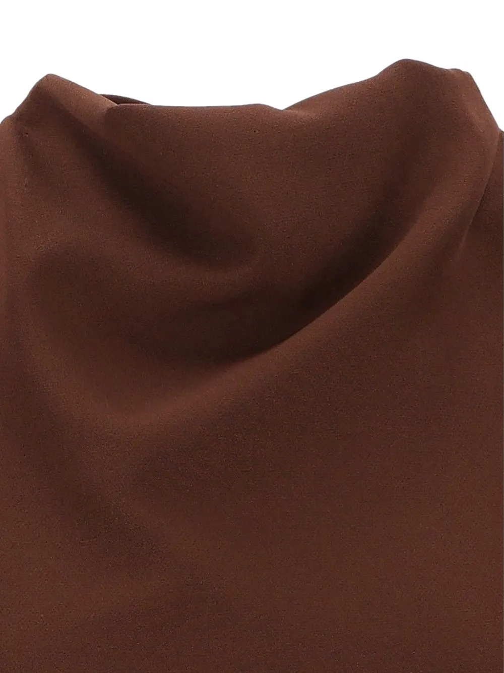 Federica Tosi cut-out cowl-neck mini dress Bruin