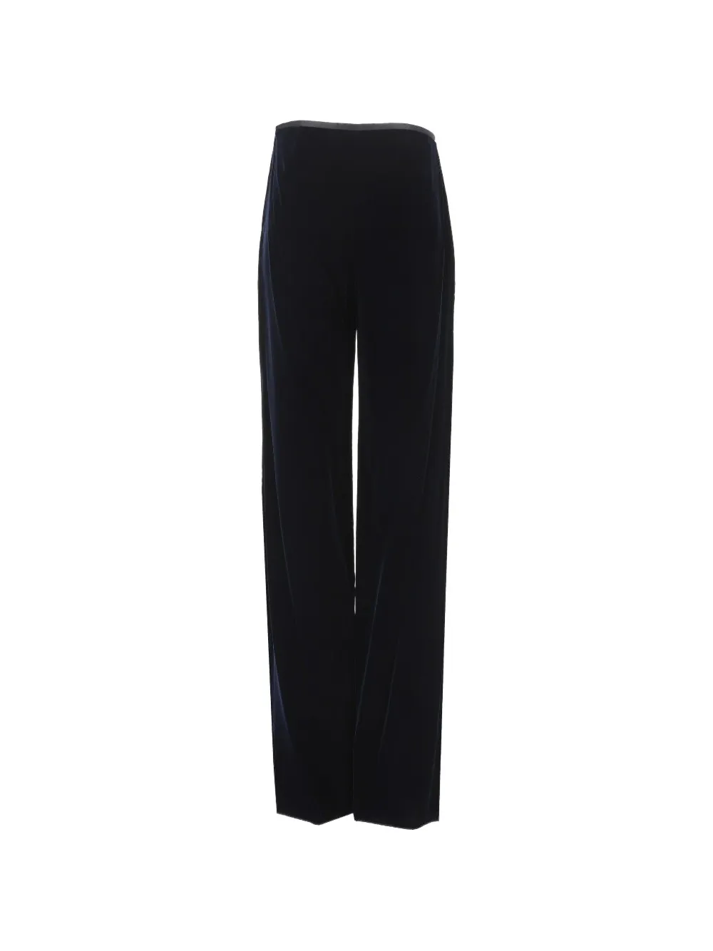 Emporio Armani Fluwelen broek Blauw