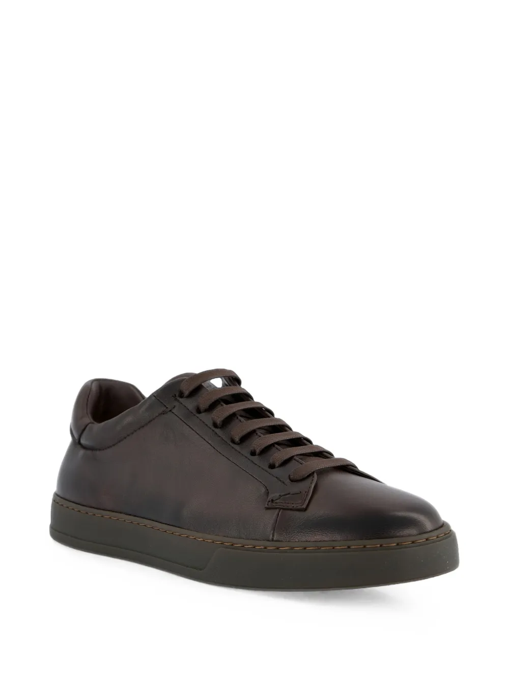 Doucal's leather low-top sneakers Bruin