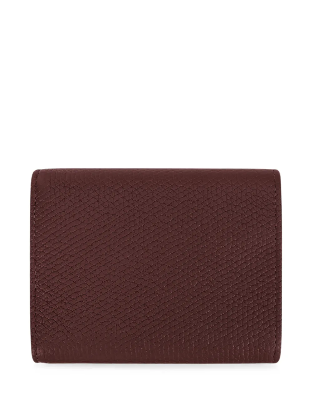 Longchamp Le Roseau compacte portemonnee Rood